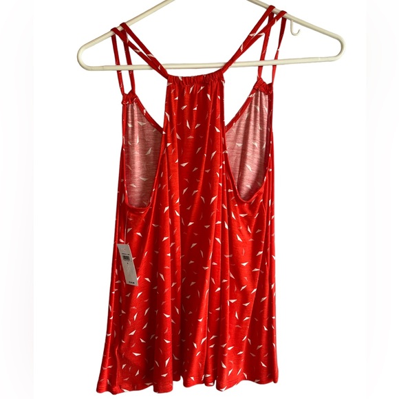 Gap Double Strap Camisole Top Red - Picture 4 of 5